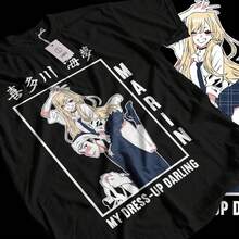 Camiseta Sailor Kitagawa My Dress Up Darling para amantes del anime. Regalo para amantes del anime. Camiseta para todos los tamaños. 1220g Cla-ssic Cotton T-Shirt - UniS-ex - The Shirt You A-lways NeededSuitable for all people, whether woM-en or M-enhigh-quality durable fabric suitable for all seans,ft to the touch but built to lastBreathabletops woM.en fall outfiT.S for woM.en vaC.Ation outfiT.S woM.en Easter, St. Patrick's Day costume - Negro - Ver 1