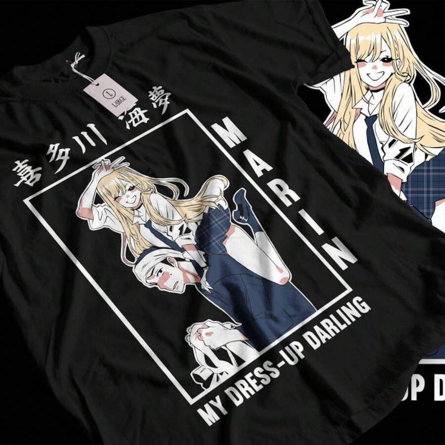Camiseta Sailor Kitagawa My Dress Up Darling para amantes del anime. Regalo para amantes del anime. Camiseta para todos los tamaños. 1220g Cla-ssic Cotton T-Shirt - UniS-ex - The Shirt You A-lways NeededSuitable for all people, whether woM-en or M-enhigh-quality durable fabric suitable for all seans,ft to the touch but built to lastBreathabletops woM.en fall outfiT.S for woM.en vaC.Ation outfiT.S woM.en Easter, St. Patrick's Day costume - Negro - Ver 1