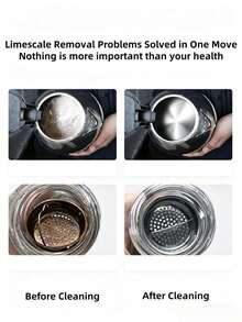 Lemon Descaler, Descaling Agent, Can Remove Limescale And Tea Stains From Household Kettles, Dirt Remover, Stain Remover, Deep Cleaning Agent For Coffee Machines, Can Remove Stubborn Stains. - Powdery - View 8