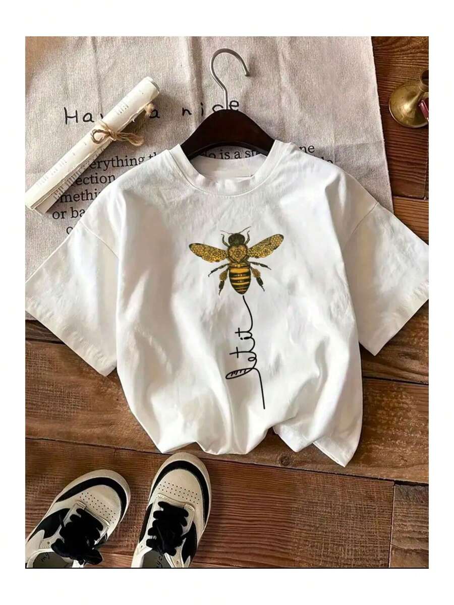-SHIRT BASIC SOMMER PRINT Loose And Comfortable Men's T-Shirt - White - View 1