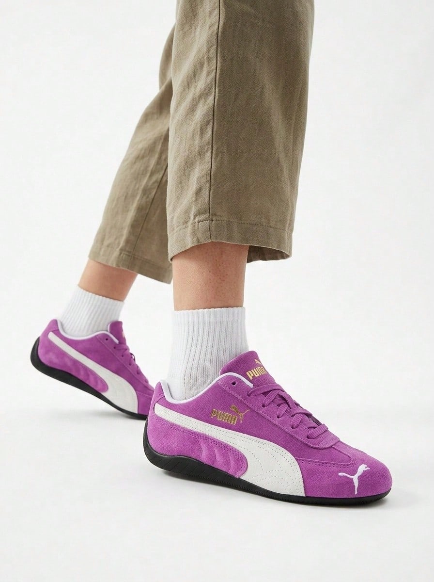 Puma Speedcat Og Men Trainers Purple 398846 - Wild Berry-Rose Mauve - View 1