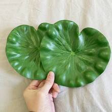 2pcs Realistic Lotus Leaf Turtle Basking Platform, Fish Sunshade Hiding Use, Aquatic Turtle Floating Island Basking Platform, Turtle Tank Decor, Pet Turtle Resting Platform - A - View 9