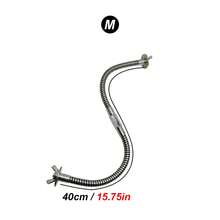 1 pieza Percha ajustable de acero inoxidable para loros, juguete flexible de varios ángulos antideslizante para aves, accesorio de jaula duradero y fácil de limpiar adecuado para loros, cacatúas y todas las aves domésticas - Ver 10