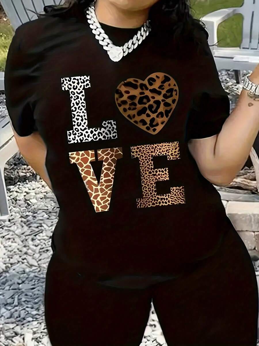 Black Casual Short T-Shirt
