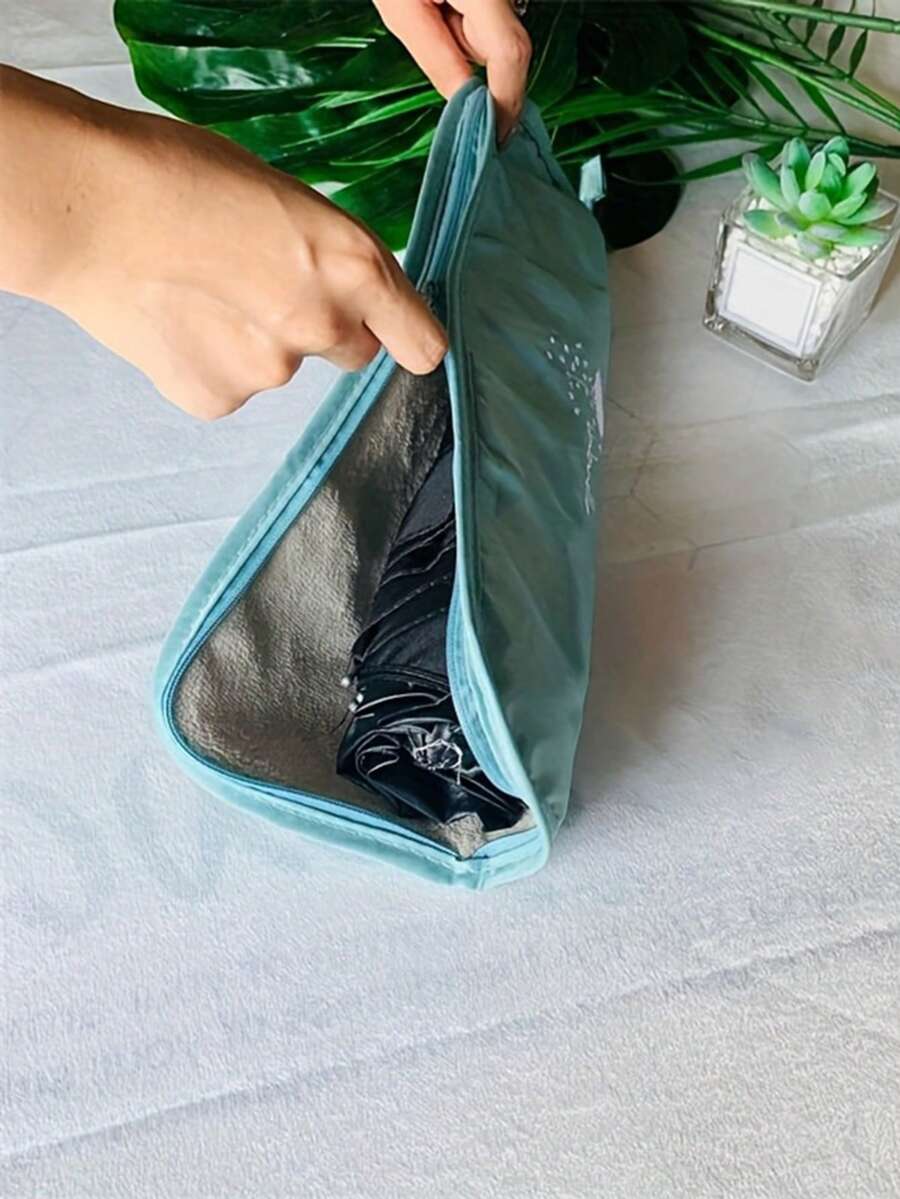 吸水伞袋,防水车载折叠伞袋,手提包式,清新简约伞袋,吸水学生伞袋,防水便携折叠伞袋,手提包式简约伞袋,便携伞袋,伞袋,两用手提伞袋,夏季必备 - 彩色 - 查看 1