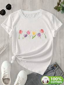Women T-Shirts - White - View 2