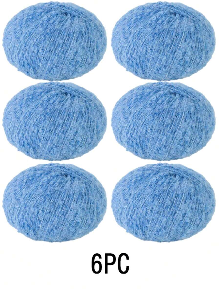 6-Pack 150g Chunky Crochet Yarn - Soft Baby Scarf Yarn, Crochet & Knitting Thread, Amigurumi Doll Handmade DIY Fabric Yarn | Crochet Chunky Yarn Wool Balls Webbing For Bags DIY Bags