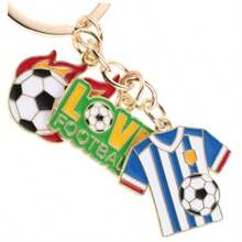 YQQFOMIYES Soccer Keychains 4 Pieces 2026 International Cup Durable Zinc Alloy Creative Sports Keychain For Backpack Gift For Fans Sporting Events2508 - 如圖所示 - 查看 3