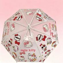 MINISO X Hello Kitty 奢华限量版雨伞，自动折叠透明雨伞，加固耐用，防风防水，高端美学，专属设计，情侣、周年纪念日及特殊场合的贴心礼物 - kitty系列 - 查看 10