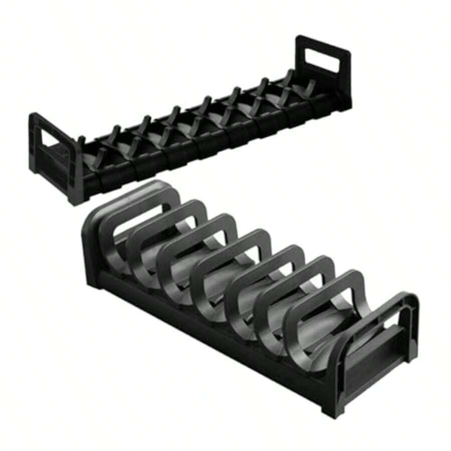 BESTYASH 2 Piezas Organizador Ajustable para Platos y Utensilios con Drenaje Estante Multiusos para Cocina Resistente al Agua y de Limpiar Encimera - Multicolor - Ver 1