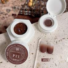 FRESCOBALDI 6 Colors High Saturation Semi-Solid Gel Nail Polish, Suitable For Nail Salons And DIY Use All Season - 彩色 - 查看 28