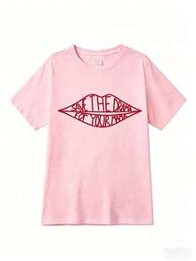Cute Tops WomenCOOL SUMMER 2026 Friends TV Show Rachel Save Drama Kawaii Mom T-Shirt Top Plus Size Unisex Kawaii Clothes Anime StitchLoose And - 粉色 - 查看 6