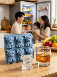 Khay làm đá hình bò cao nguyên 3D đáng yêu này là cách tuyệt vời nhất để nâng tầm đồ uống và các bữa tiệc của bạn! Được làm từ silicon cao cấp, khuôn 6 ngăn này tạo ra những viên đá hình bò cao nguyên dễ thương, chi tiết, mang đến nét tinh nghịch cho mỗi ly. Thiết kế silicon dẻo đảm bảo dễ dàng lấy đá ra. - Nhiều màu - Xem 3