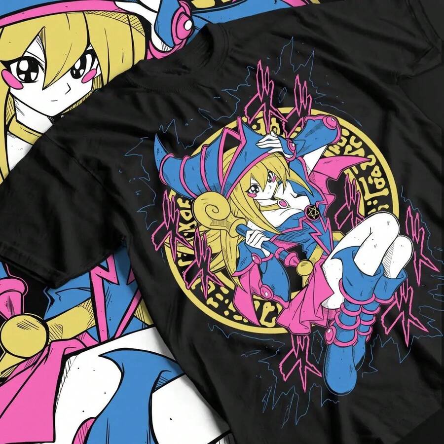 Camiseta Anime R, Camiseta Manga, Camiseta Anime, Camiseta de verano para hombre y mujer, holgada y a la moda, de algodón puro de 220 g, unisex, de textura suave y tacto agradable, cómoda y respetuosa con la piel. Su estilo clásico y sencillo nunca pasa de moda, ideal para el día a día, actividades deportivas, viajes, vacaciones y cualquier ocasión informal. - Negro - Ver 1