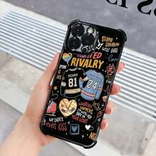 Funda para teléfono - 1 unidad de funda protectora con proceso de galvanoplastia Heated Rivalry, con acolchado mejorado y resistencia a impactos, compatible con iPhone 17 16 15 14 13 Pro Max. - Estilo 1 - Ver 10