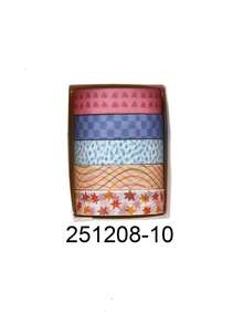 5 Rolls Washi Tape Set, Geometric Striped Grid Pattern Decorative Masking Tape For Scrapbooking Journaling, Bullet Journal Planner Decoration, DIY Craft Stationery Supplies, Decorative Adhesive Art Tape - Sets - View 13