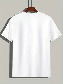 Men's T-Shirt With Mexican-Style Cat Print - White - View 2