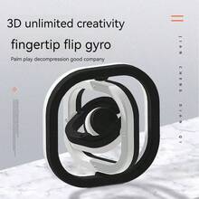 1 st. 3D svartvit leksak, oändlig rotation, lämplig för tonåringar och vuxna, stresslindring, födelsedags-/helgpresent, perfekt present - Multifärgad - Visa 4