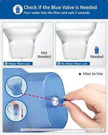 Maxblue Water Filter, Replacement For Maxtra+® Plus, Maxtra Pro® All-In-1 Filter Cartridges, Compatible With Marella® Pitcher, TÜV SÜD, NSF Certified (16) - 查看 2