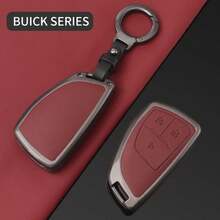 Smart Key Fob Sleeve Designed For 2021 And 2022 Models Of For GMC Yukon, Chevy Suburban, Tahoe, And For BUICK - Round Leather Buckle - View 1