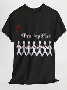 Camiseta ThreeDaysGrace Band One-XT - Negro - Ver 1