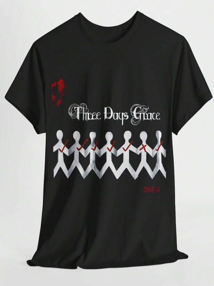 Camiseta ThreeDaysGrace Band One-XT - Negro - Ver 1