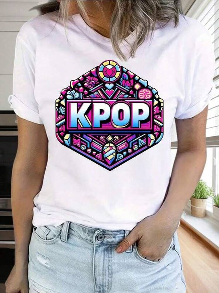 Music Fan T Shirt Colorful Graphic Design For  Lovers Fashion  Casual Wear Women Men Unisex Top220gBlusas Para Dama Y Hombre Playeras Oversize Blusas Frescas Para El Calor Envio Nacional - Blanco - Añade 1