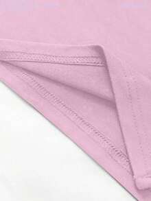 Vestido negro sin tirantes para mujer, minivestido corto - Rosa - Ver 4