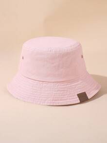 1pc Vintage Distressed Kids Bucket Hat With Brooklyn Label Design, Breathable Sun Protection Hat For Boys And Girls - 1PC - View 16