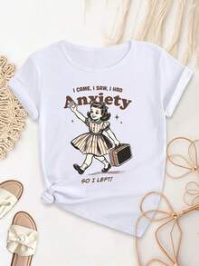 Women T-Shirts - Black - View 6