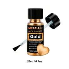 6pcs/1pc Metallic Mica Powder, Metallic Mica Powder In Bottle, Suitable For Making Epoxy Resin, Clay, Jewelry, Candles And Paints, Providing 20ml In 6 Color Options - Multicolor - View 14