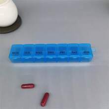 7-Day Large Pill Organizer Box, Extra Large Daily Medication Organizer, Travel Pill Container, Pill Storage Box - one-size - View 16