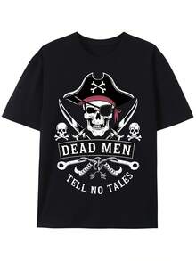 Nueva camiseta de manga corta para mujer de 180 g,% algodón - Camiseta casual versátil con estampado de verano para hombre - Camiseta con estampado de verano para parejas - Unisex - Regalo para vacaciones - negro - Ver 1