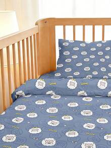 1 Set Of Cute Pattern Baby Bedding Set, Polyester, Lightweight And Durable, Baby Gift And Daycare Baby Bedding - Multicolor - View 7