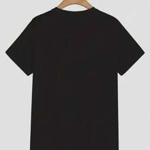 HUNTRIX Camiseta unisex de algodón  - Estampado de chicas , cuello redondo manga corta, ropa casual ideal para fans de , regalo creativo - Negro - Ver 3