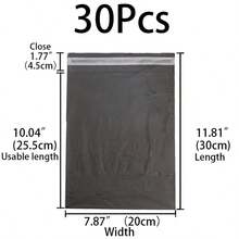 30 Peças Sacos de Envio, Sacos de Correio - Tamanhos Mistos, Finos, Sacos de Encomenda, Envelopes de Plástico Fortes e Seláveis, Sacos de Postagem Autosselantes para Roupas - Perfeitos para Embalagem Postal de Grande a Pequeno Porte, Envio, Correio, Envelopes de Correio Autosselantes Expressos, Sacos de Embalagem Duráveis - Visão 16