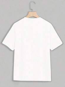TrendyWomen's Lime Slice Lips Graphic T-Shirt - 100% Cotton, Short Sleeve, Round Neck, Casual Top, Breathable, Summer T-Shirt For Outdoor Activities And Casual Wear, Everyday Use - 白色 - 查看 3