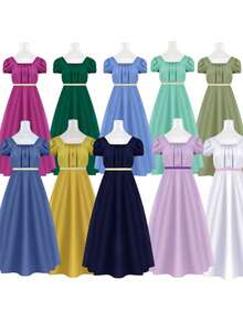 Cosplay Clothing - Bridgerton Light Blue Dress - View 2