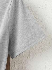 New Women's T-Shirt With Astronaut Graphics - 灰色的 - 查看 4