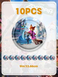 Disney Bộ đồ dùng tiệc theo chủ đề Zootopia, bộ dụng cụ sinh nhật hoàn chỉnh gồm đĩa, cốc, khăn ăn và khăn trải bàn cho các bữa tiệc theo chủ đề. Biến bữa tiệc của bạn thành thế giới Zootopia sống động với bộ đồ dùng tiệc theo chủ đề trọn gói này, được thiết kế để tạo ra trải nghiệm ăn uống liền mạch và sống động. - Bộ đồ ăn - Xem 15