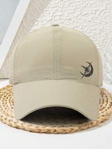 1 pieza Gorra de béisbol de mujer ajustable, estilo vintage lavada, casual, deportiva, para el sol, playa y calle, de poliéster bordada y suave, para primavera, verano y otoño - Azul marino - Ver 6