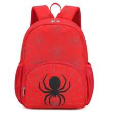 Linda mochila para niños pequeños, mini bolsa de viaje de unicornio para bebé niña - Rojo - Ver 7