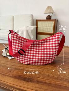 LECEY Bolso de mensajero deportivo unisex, bolso cruzado tipo dumpling, nueva colección primavera 2026 - Multicolor - Ver 9