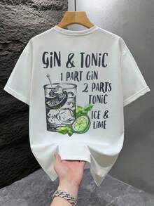 Men's T-Shirts For Spring And Summer - 白色 - 查看 4