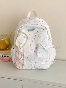 New Star Fashionable Cute Versatile Large Capacity Minimalist Portable Travel Backpack, Suitable For Any Occasion - Multicolor - View 9