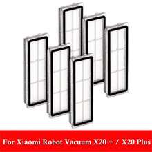 Filtre HEPA compatible avec Xiaomi Robot Aspirateur X20+, X20 Plus, S20+, S10 Plus, S10+, Mijia 1C 2C 1T STYTJ01ZHM STYTJ02ZHM 2 pour DreameL10s Ultra, L10s Pro, L10 Ultra, F9 Pièce de rechange - Voir 1