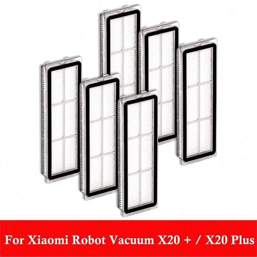 Filtre HEPA compatible avec Xiaomi Robot Aspirateur X20+, X20 Plus, S20+, S10 Plus, S10+, Mijia 1C 2C 1T STYTJ01ZHM STYTJ02ZHM 2 pour DreameL10s Ultra, L10s Pro, L10 Ultra, F9 Pièce de rechange - Voir 1