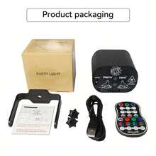 Lampu Pesta USB Baru, Lampu Laser Multi-Mode Kontrol Suara, Proyektor Lampu Panggung Berkedip dengan Kontrol Jarak Jauh, Penawaran Spesial Musim Gugur, Cocok untuk Pesta Dalam Ruangan di Rumah, Dekorasi Ulang Tahun, Dansa Klub, Karaoke, Pertunjukan Halloween dan Natal - Dark Green - View 12