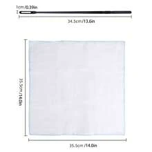 Flute Cleaning Rod, Swab, Cleaning Cloth, Cleaning Stick Accessories Set - White - View 2