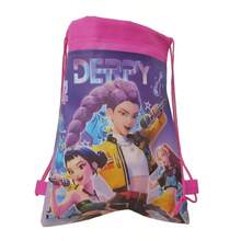 Hasbro Bộ 8 túi dây rút không dệt, thiết kế nhóm nhạc nữ K-Pop, túi đựng đồ dùng cho ba lô trẻ em. - Nhiều màu - Xem 7